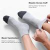 CS CELERSPORT 6 Pack Men's Ankle Socks with Cushion Athletic Running Socks, Light grey, Shoe Size: 9-12 view 4