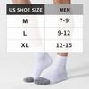 CS CELERSPORT 6 Pack Men's Ankle Socks with Cushion Athletic Running Socks, White, Shoe Size: 12-15 view 2