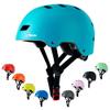 Apusale Bike Skateboard Helmet, Adjustable and Multi-Sport for Skate Scooter, 3 Sizes for Adult Youth Kids Toddler (Turquoise) view 1