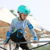 Apusale Bike Skateboard Helmet, Adjustable and Multi-Sport for Skate Scooter, 3 Sizes for Adult Youth Kids Toddler (Turquoise) view 2