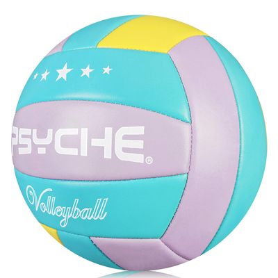 Wisdom Leaves Psyche Volleyball - Soft Indoor Outdoor Volleyball for Park Games Beach Play,Beach VOLL Ball (Official Size 5)