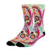 Benefeet Sox Unisex Funny Crazy Socks for Men Novelty Halloween Cool Floral Skull Socks Boys 360 Seamless 3D Print Basketball Athletic Tube Sock Wacky Skeleton Ugly Sock Halloween Gifts view 2