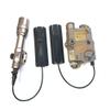 LThyzszb Tactical Light Pressure Switch Mount Plate Kit TD Scar Pocket Panel for 20mm Picatinny Rail Flashlight PEQ Remote Switch Accessories (Black) view 2