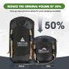Hikenture Compression Sack for Sleeping Bag, Upgrade Anti-Tear Nylon Sleeping Bag Stuff Sack, 10L/14L/20L/30L Water-Resistant Compression Bag, Storage Bag (Dark Green, 20L) view 2