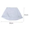 BESPORTBLE Chair Covers Outdoor Benches Boat Seat Cover Resistant Pedestal Pontoon Captain Boat Bench Chair Seat Protector for Outdoor Yacht 56x61x64CM White Lip Gloss Set view 2