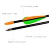 AICHROAD Practice Arrows 24 26 28Inch Targeting Arrow Shooting for Recurve Bows Compoundbow Youth Kids Beginner 24inch 12pcs view 2