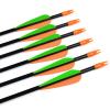 AICHROAD Practice Arrows 24 26 28Inch Targeting Arrow Shooting for Recurve Bows Compoundbow Youth Kids Beginner 24inch 12pcs view 4