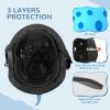Toddler Bike Helmet - Kids Helmet for 2 Year Old Multi-Sport Protection with 11 Vents Toddler Helmets 2-4 Years Boys Girl - Lightweight Cute Dinosaur Kids Bike Helmet for Bicycle Scooter Roller Blue view 2