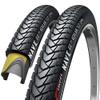 Fincci Pair 700x35c Tire 37-622 Foldable 60 TPI City Commuter Tires with Nylon Protection for Cycle Road Mountain MTB Hybrid Touring Electric Bike Bicycle - Pack of 2X 700 x 35c Tires Nave view 1
