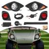10L0L Golf Cart Headlights and Taillights Kit Fit Yamaha G29 YDR Drive 2007-2016, Deluxe Street Legal Light Kit with Turn Signals Switch/Horn/Brake Lights Harness12V Input