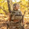 OPSMEN Electronic Shooting Earmuffs Ear Muffs Safety Tactical Sound Amplification Noise Canceling Hearing Protection 22 NRR M31-V2 Green Black view 4