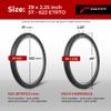 Fincci Pair 29 x 2.25 Inch Bike Tires 57-622 Foldable 60 TPI with Nylon Protection for Mountain Enduro Gravel MTB Hybrid Bicycle - Pack of 2 29x2.25 Tire view 2