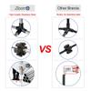 Zicon Portable Tennis Net,Stainless Steel Poles Badminton Net Set Adjustable Height Nylon Net with Carry Bag, for Kids Volleyball, Pickleball,Soccer, Indoor, Outdoor Court, Backyard, Beach, Driveway view 3