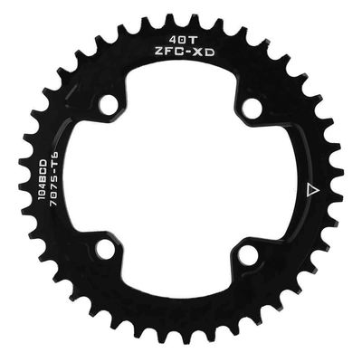 Narrow Wide Chainring, Prevents Chain Drop, Single Chain Ring 40T BCD 104MM for Mountain Biking Road Cycling Gravel Riding Commuting
