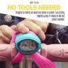 Hornit Mini, Bike & Scooter Horn and Safety Light for Children and Kids, 25 Sound Effects, 6 Light Modes: White Safety Light and Funky Green Light, Blue/Red view 3