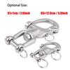 Jaw Swivel Snap Shackle 316 Stainless Steel Stylish Metal Clasps Release Swivel Jaw Snap for Sailboat Spinnaker Halyard(70mm), Boat/Yacht Series, Boat, Yacht Spare Parts view 3
