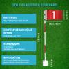 THIODOON Golf Flagstick 6ft Golf Flag and Cup for Yard Pro Detachable Golf Hole Cup and Flag for Driving Range Backyard Upgrade Anti-Rust Glass Fiber 5-Section Design with Connectors view 4