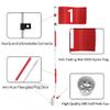 THIODOON Golf Flagstick 6ft Golf Flag and Cup for Yard Pro Detachable Golf Hole Cup and Flag for Driving Range Backyard Upgrade Anti-Rust Glass Fiber 5-Section Design with Connectors (Premium Flagstick Set -2 Pack) view 2