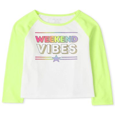 The Children's Place,Long Sleeve Top,Simplywht,XS (4)