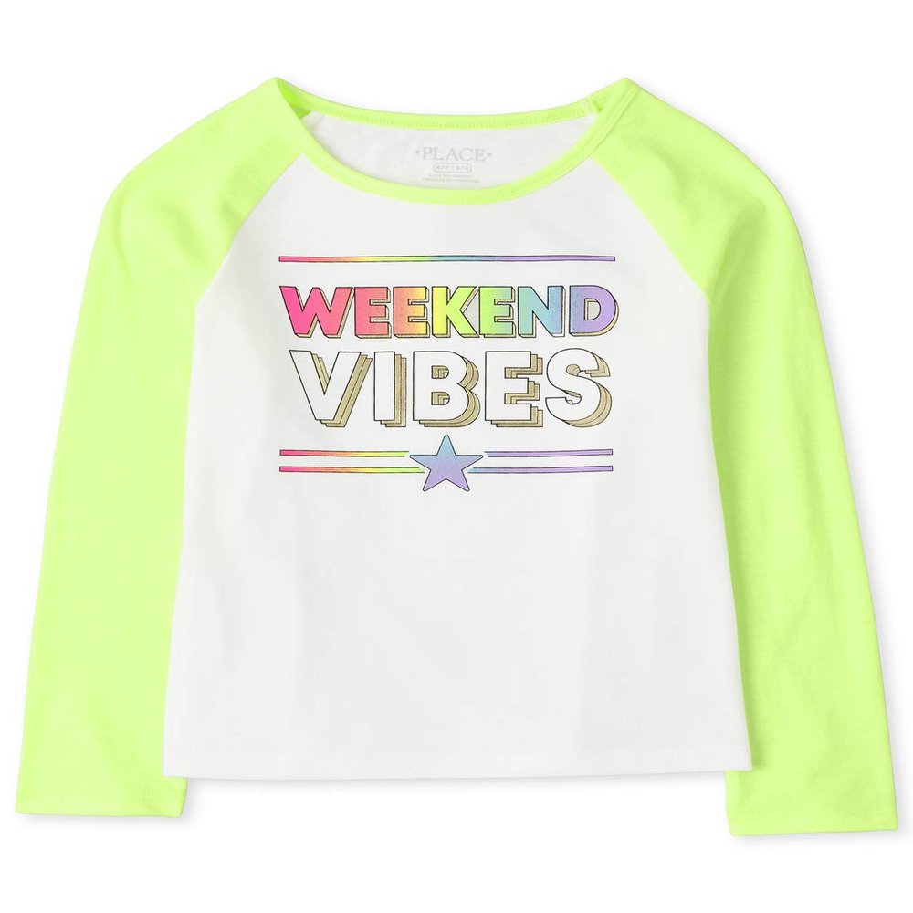 The Children's Place,Long Sleeve Top,Simplywht,XS (4)