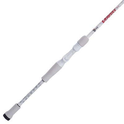 Abu Garcia 69 Veritas Casting Fishing Rod, 1-Piece Rod, 12-20lb Line Rating, Medium Heavy Rod Power, Fast Action, 1/4-1 oz. Lure Rating, White