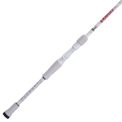 Abu Garcia 73 Veritas Casting Fishing Rod, 1-Piece Rod, 12-20lb Line Rating, Medium Heavy Rod Power, Fast Action, 1/4-1 oz. Lure Rating,White