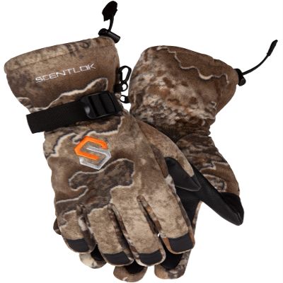 ScentLok BE:1 Fortress Insulated Waterproof Camo Hunting Gloves (Realtree Excape, Medium)