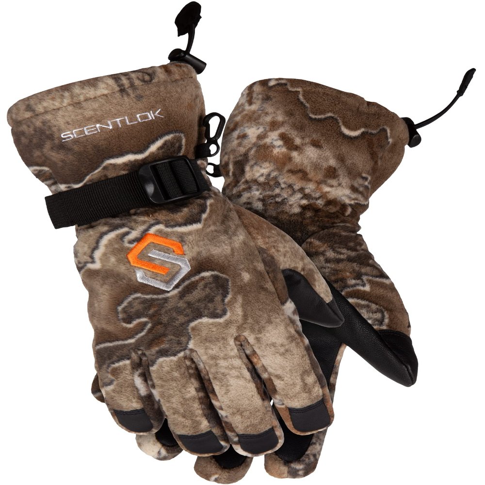 ScentLok BE:1 Fortress Insulated Waterproof Camo Hunting Gloves (Realtree Excape, Medium)