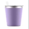 Ello Beacon Vacuum Insulated Stainless Steel Tumbler with Slider Lid and Optional Straw, 24 oz, Lavender view 4