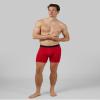 32 Degrees COOL Mens 4-PACK Active Mesh Quick Dry Performance Boxer Brief, Black/Char/Blue/Fire, X-Large view 2