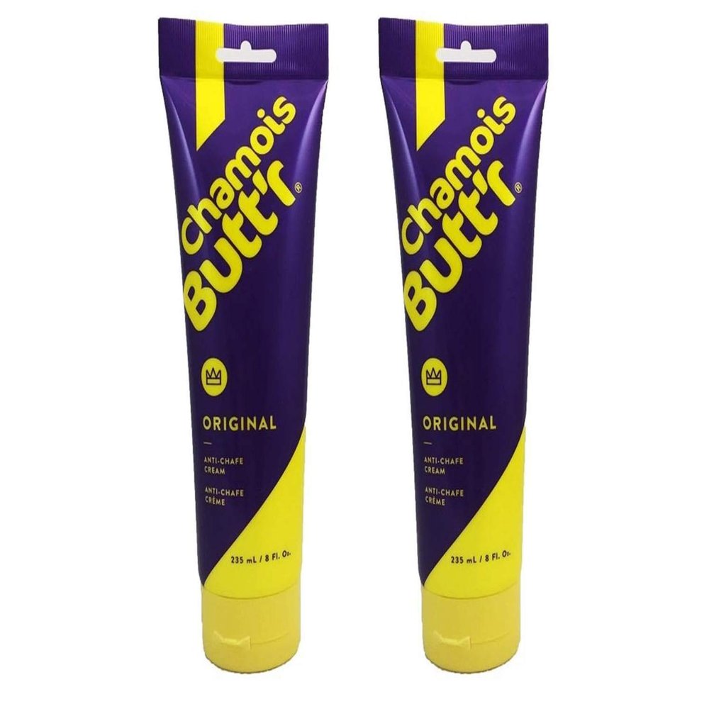 Chamois Butt'r Original Anti-Chafe Cream, 8 Ounce Tube - 2 Pack