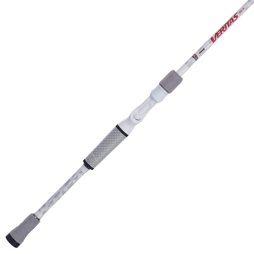 Abu Garcia 7 Veritas LTD Casting Fishing Rod, 1-Piece Rod, 12-20lb Line Rating, Medium Heavy Rod Power, Fast Action, 1/4-1 oz. Lure Rating,White
