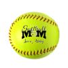 Ballstars Personalized Custom Softball with Base for Mom from Daughter, Son, Kids | Customized Baseball with Name or Text Gift for Mothers Day view 3