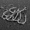 60PCS/Box DERKERL Fishing Hooks, Extra Strong Fish Hooks Stainless Steel Fishing Hooks 6 Sizes: 4/0 5/0 6/0 7/0 8/0 9/0# view 3