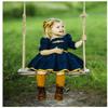 Jefferies Socks Girl's Cable Knit Fashion Knee High 1 Pack, Mustard, 12-24 Months, Mustard, 12-24 Months US view 3