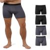 32 DEGREES COOL Mens 4-PACK Active Mesh Quick Dry Performance Boxer Brief, 2 Black/2 Charcoal, Large view 1