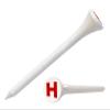 Clip Wipes Logo Golf Tees  2  (100/Pack)  Custom TEECUP Imprint - Personalized Monogram Initial Letters (A-Z) (WHT-RED-H) view 1
