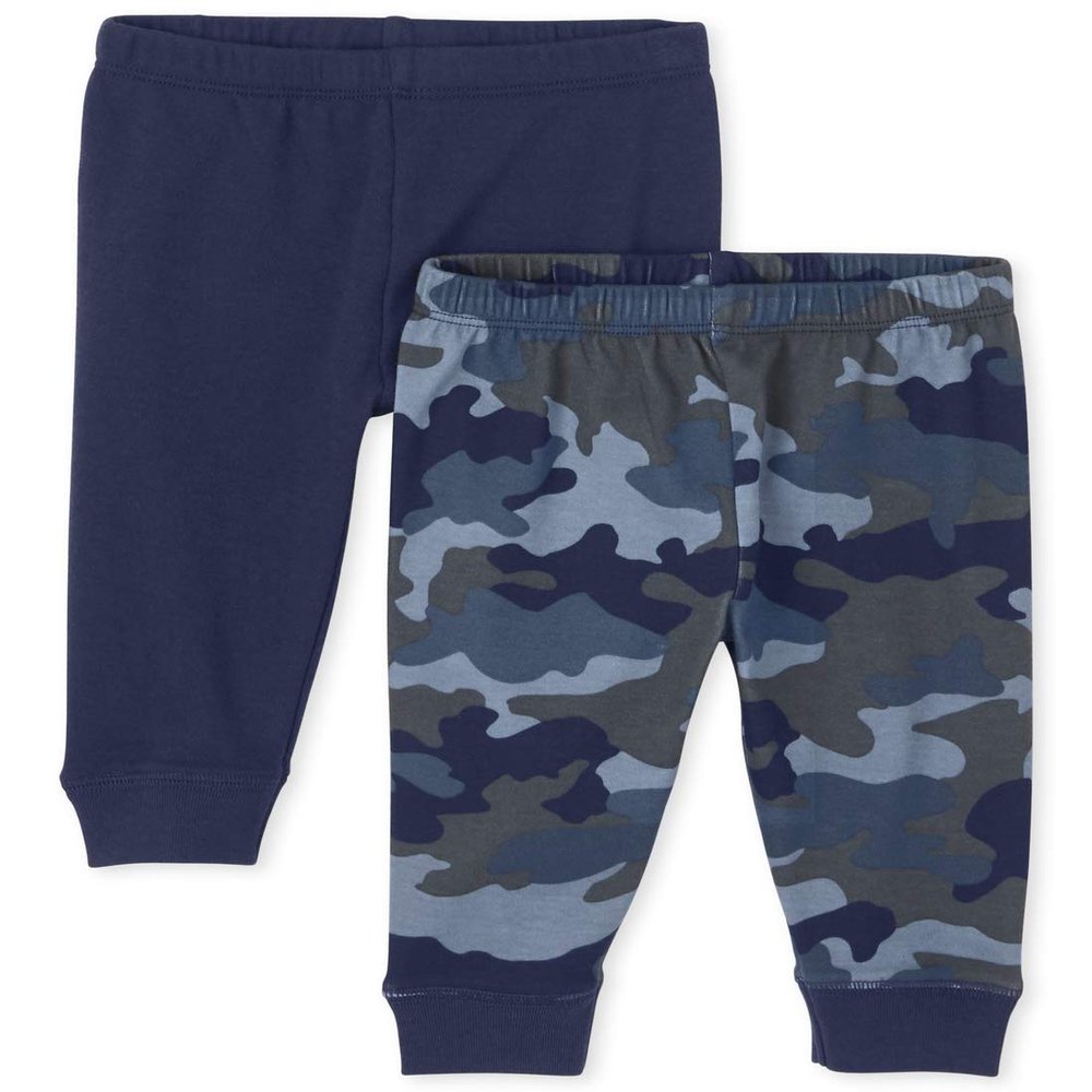 The Children's Place,Leggings, Pack of Two,Thunder Blue,UPTO7LBS.