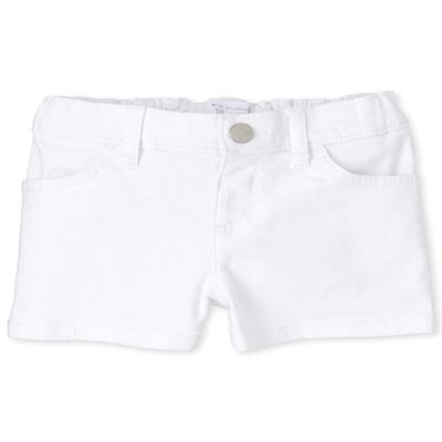 The Children's Place,Denim Shorts,White,5T