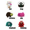 WDFS Vibration Dampeners Animal Shock Absorber Durable Soft Tenis Racquet Anti-Vibration Silicone Multiple Pattern Elastic gh Quality Cartoon view 2