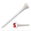 Clip Wipes Logo Golf Tees  2  (100/Pack)  Custom TEECUP Imprint - Personalized Monogram Initial Letters (A-Z) (WHT-RED-S) view 1
