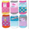 Jefferies Socks Girls Girl s Unicorn Llama Giraffe Flamingo Novelty Pattern Crew Socks 6 Pack Multi X Sm, Multi, X-Small US view 1