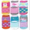 Jefferies Socks Girls Girl s Unicorn Llama Giraffe Flamingo Novelty Pattern Crew Socks 6 Pack Multi X Sm, Multi, X-Small US view 2