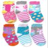 Jefferies Socks Girls Girl s Unicorn Llama Giraffe Flamingo Novelty Pattern Crew Socks 6 Pack Multi X Sm, Multi, X-Small US view 3