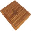 ZY Folding Wing Teak Table Top with Two Wings Nautic Star 3 Sizes Marine Boat RV (TW3580) view 1