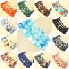 Bracelets Handmade Natural Healing 4mm 6mm 8mm 10mm Gemstone Round Beads Stretch Bracelet - (Colors:33 Larvikite Labradorite, Size:6mm) view 2
