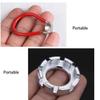 LETUSPORT Bike Spoke Adjustment Wrench Bicycle Rim Truing Tool Set of 2 view 3