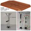 ZY Teak Table Top with Nautic Star and Cut Corners 4 Sizes Marine Boat RV Caravan (TT6584+P3) view 3