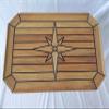 ZY Teak Table Top with Nautic Star and Cut Corners 4 Sizes Marine Boat RV Caravan (TT6584+P3) view 4
