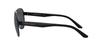 Armani Exchange A|X Mens AX2034S Aviator Sunglasses, Black/Grey, 59 mm view 4